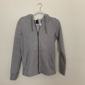 Adidas women gray hoodie
